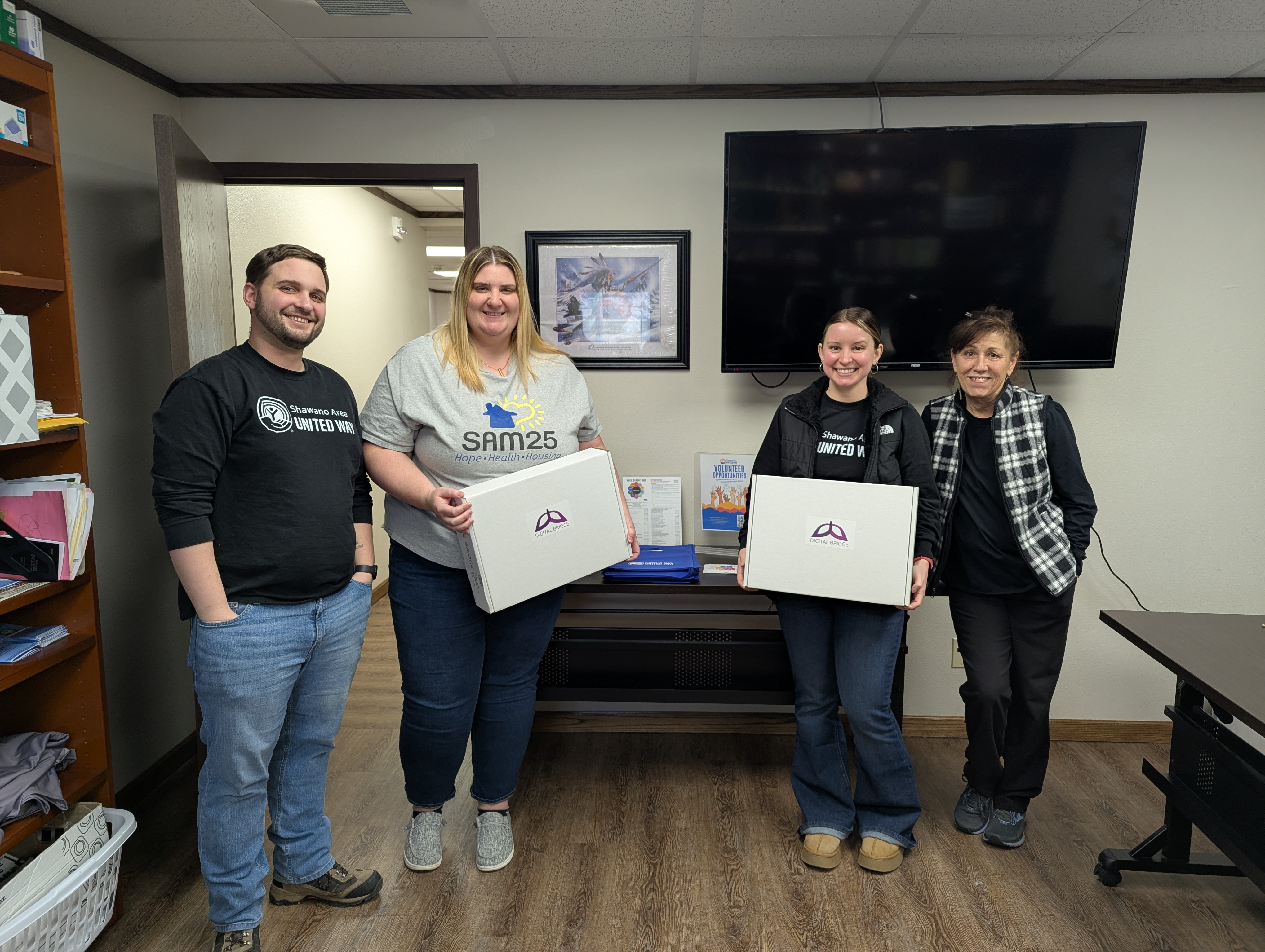 SAUW Representatives and SAM25 Staff