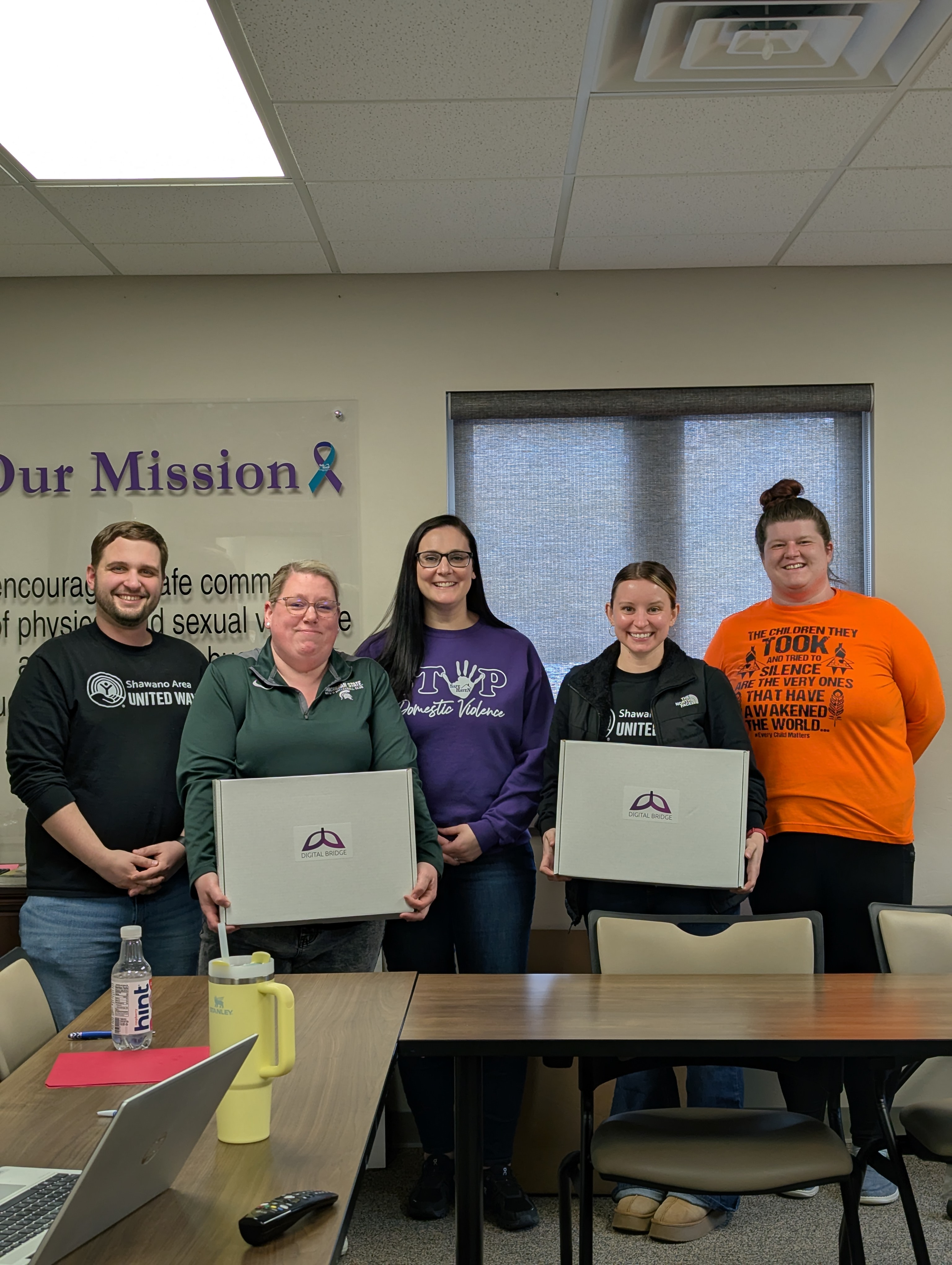 SAUW Representatives and Safe Haven Staff