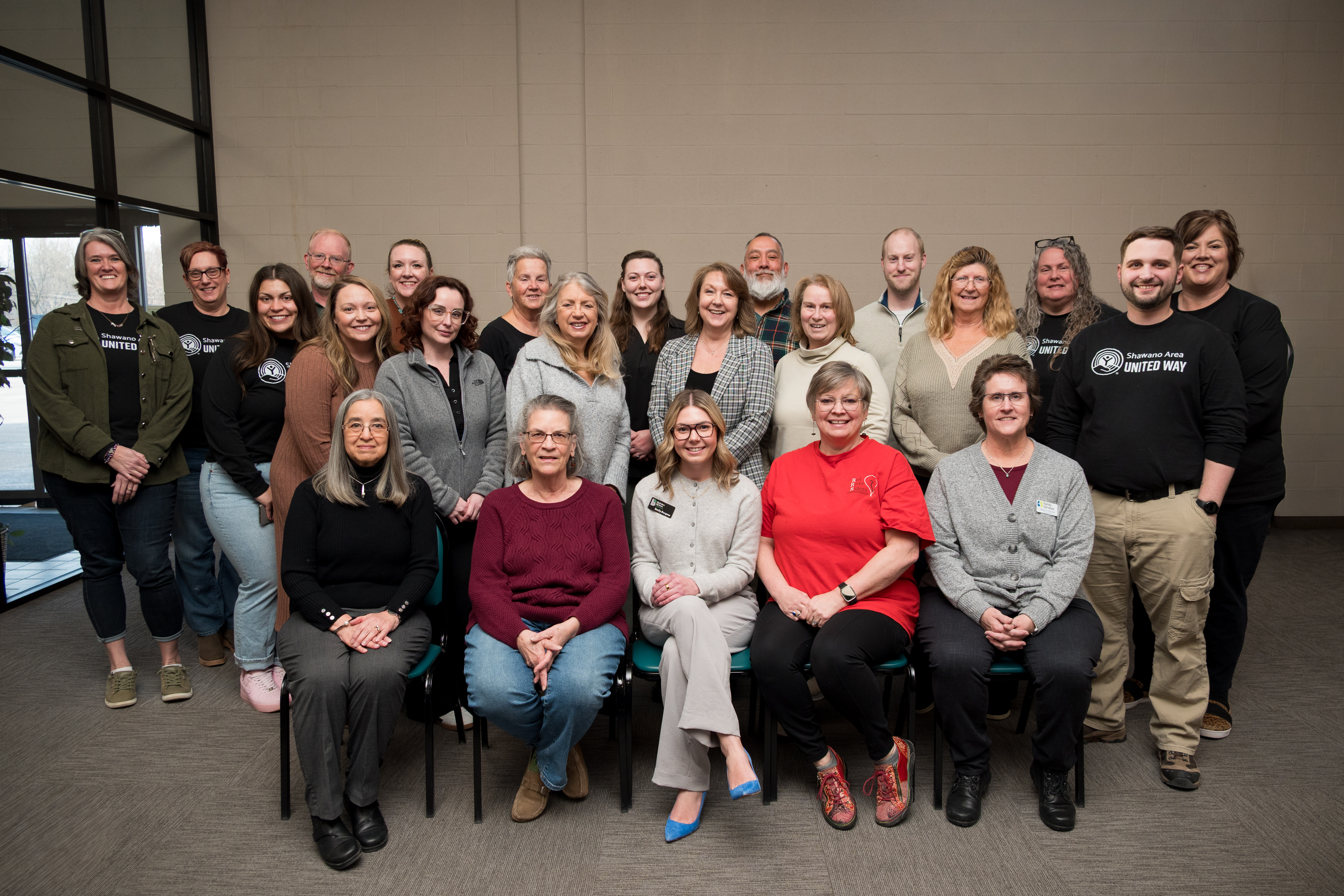 Gathered representatives from the organizations receiving United Way funding in 2026
