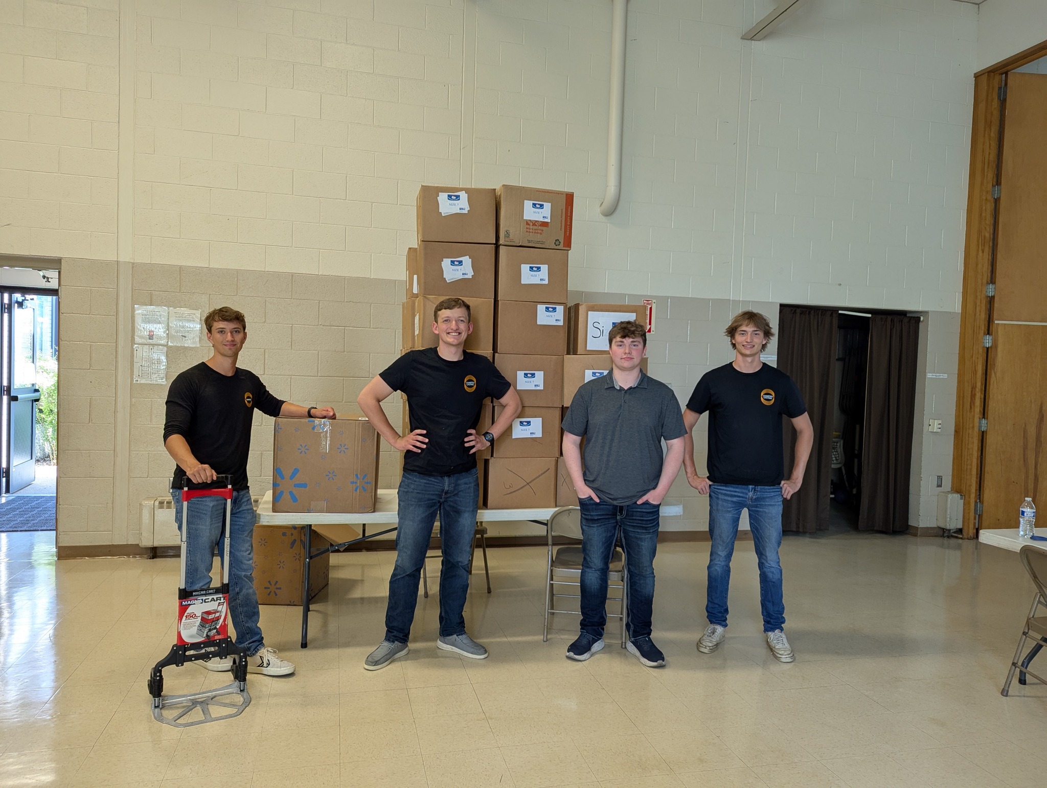 Charter Aarrowcast Volunteers at our Diaper Bank