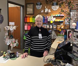 ThedaCare Medical Center Volunteer in the Gift Shop