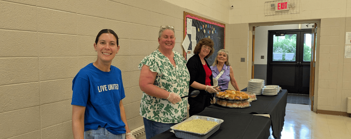 United Way volunteers at Community Dinner