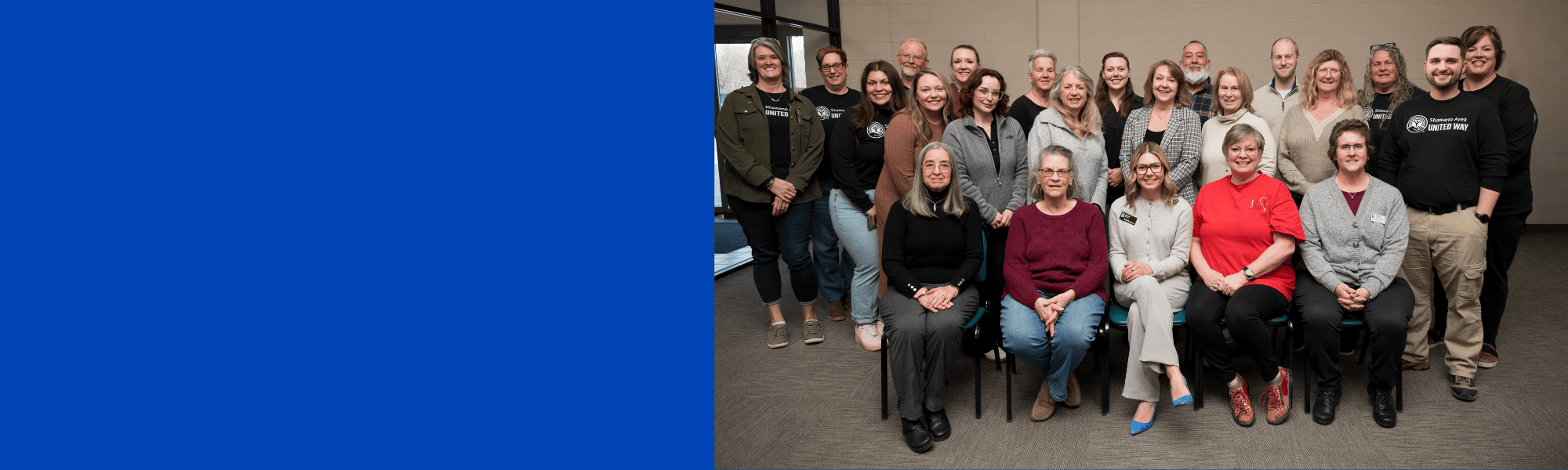 Group photo from our allocation celebration event